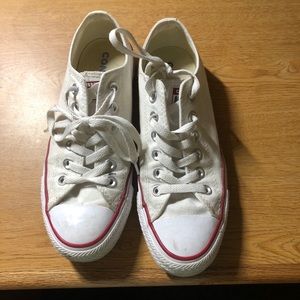White Low Top Converse